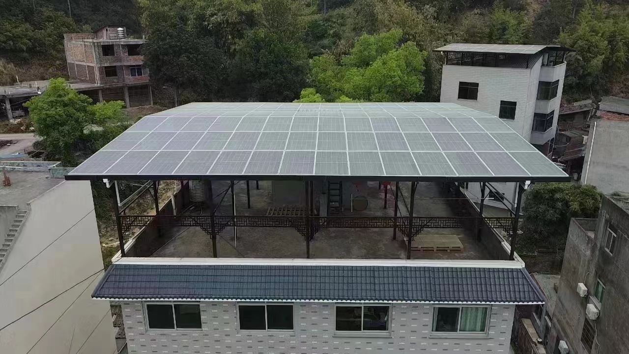 葫芦岛15kw+10kwh自建别墅家庭光伏储能系统